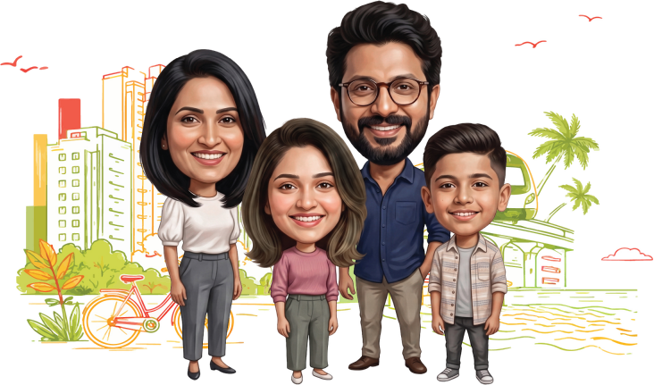A family in Kochi